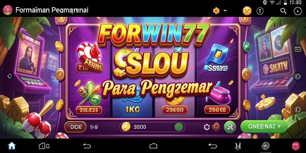 Screenshot gameplay FORWIN77 yang menawan dengan tema Slot yang menarik.